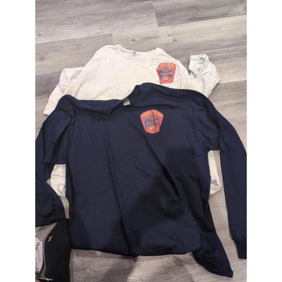 Gildan Other - Lot Of 2 Dalton Massachusetts Fire Dept Long Sleeve Shirts Size 2xl